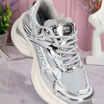 TENIS FASHION SILVER PREMIUM PARA MUJER