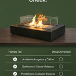 CHIMENEA DE MESA ELEGANTE PORTATIL