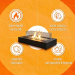 CHIMENEA DE MESA ELEGANTE PORTATIL